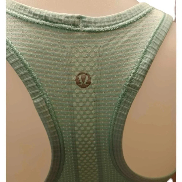Lululemon Women's Swiftly Tech Racerback Heathered
Blue Green Size 4 - Picture 5 of 8